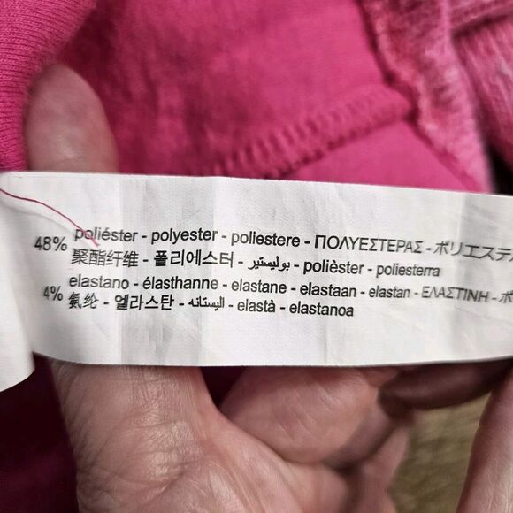 Zara Sweater Womens Small Cropped Pink Long Sleeve Soft Cozy Casual Balletcore - Picture 10 of 14